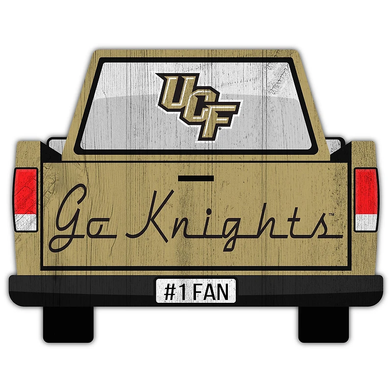 UCF Knights 12'' x 12'' Truck Back Décor