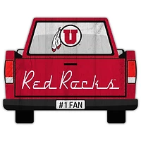 Utah Utes 12'' x 12'' Truck Back Décor
