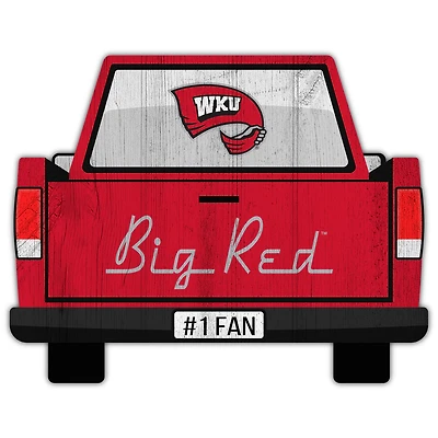 Western Kentucky Hilltoppers 12'' x 12'' Truck Back Décor