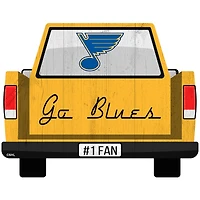 St. Louis Blues 12'' x 12'' Truck Back Décor