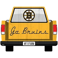 Boston Bruins 12'' x 12'' Truck Back Décor