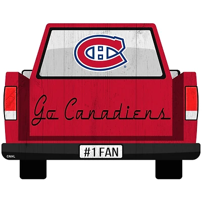 Montreal Canadiens 12'' x 12'' Truck Back Décor