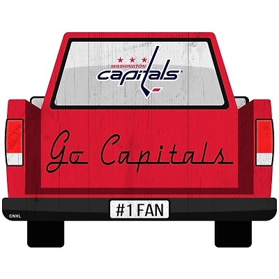 Washington Capitals 12'' x 12'' Truck Back Décor