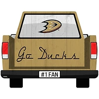 Anaheim Ducks 12'' x 12'' Truck Back Décor