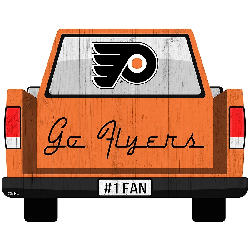 Philadelphia Flyers 12'' x 12'' Truck Back Décor