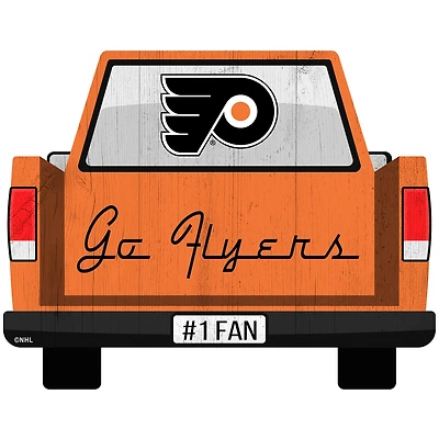 Philadelphia Flyers 12'' x 12'' Truck Back Décor
