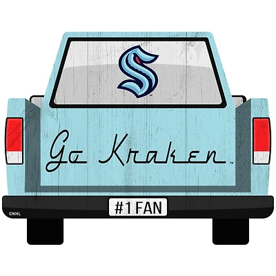 Seattle Kraken 12'' x 12'' Truck Back Décor