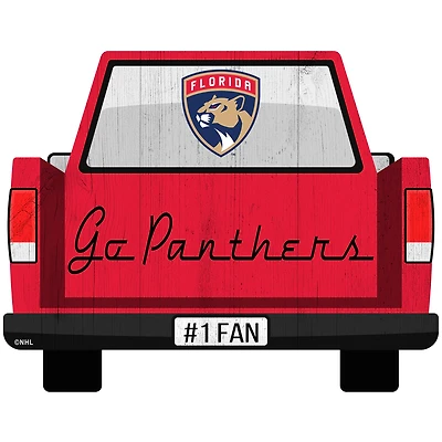 Florida Panthers 12'' x 12'' Truck Back Décor