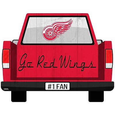 Detroit Red Wings 12'' x 12'' Truck Back Décor