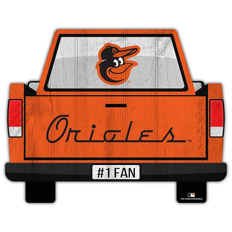 Baltimore Orioles 12'' x 12'' Truck Back Décor