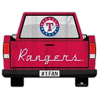 Texas Rangers 12'' x 12'' Truck Back Décor