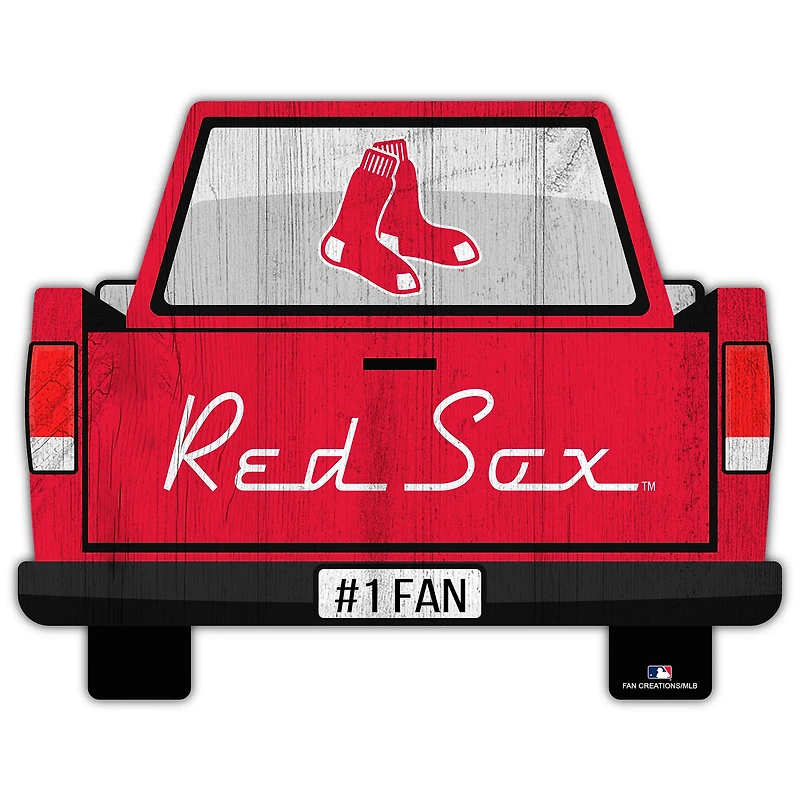 Boston Red Sox 12'' x 12'' Truck Back Décor