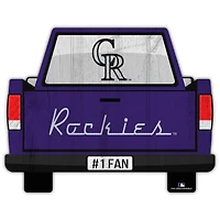Colorado Rockies 12'' x 12'' Truck Back Décor
