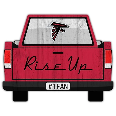 Atlanta Falcons 12'' x 12'' Truck Back Décor