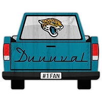 Jacksonville Jaguars 12'' x 12'' Truck Back Décor