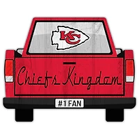 Kansas City Chiefs 12'' x 12'' Truck Back Décor