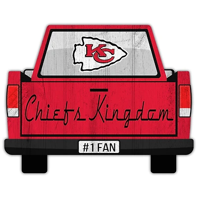 Kansas City Chiefs 12'' x 12'' Truck Back Décor