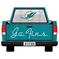Miami Dolphins 12'' x 12'' Truck Back Décor