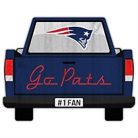 New England Patriots 12'' x 12'' Truck Back Décor