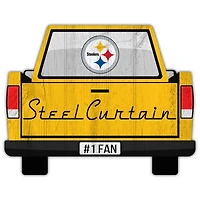 Pittsburgh Steelers 12'' x 12'' Truck Back Décor