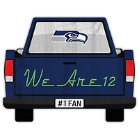 Seattle Seahawks 12'' x 12'' Truck Back Décor