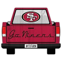 San Francisco 49ers 12'' x 12'' Truck Back Décor