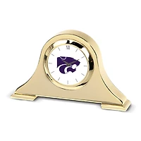 Gold Kansas State Wildcats Team Napoleon Desk Clock