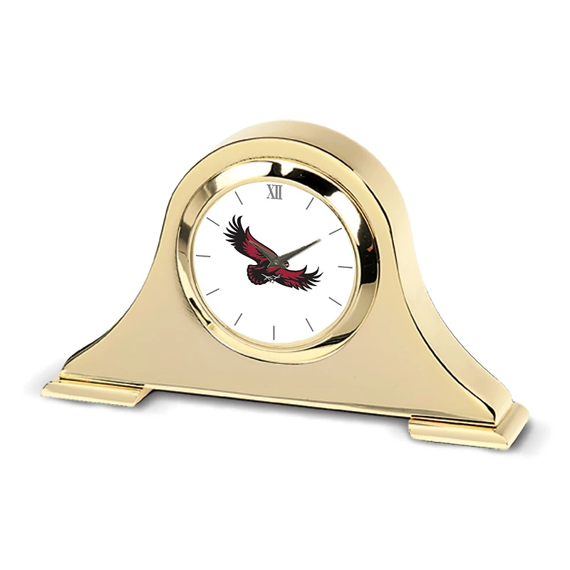 Gold Saint Joseph's Hawks Team Napoleon Desk Clock