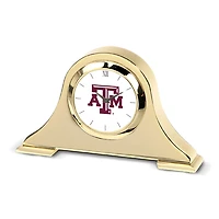 Gold Texas A&M Aggies Team Napoleon Desk Clock