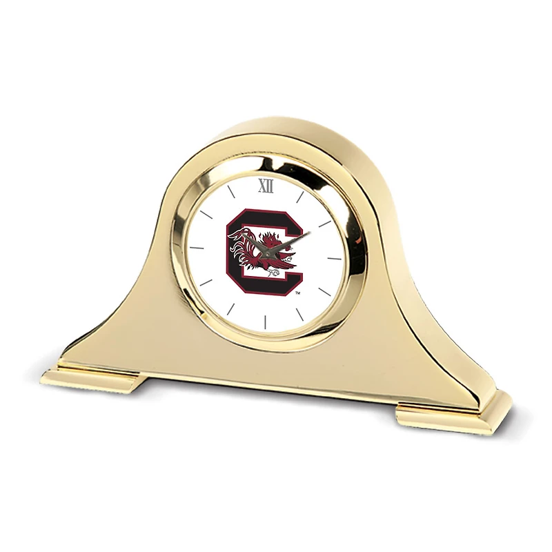 Gold South Carolina Gamecocks Team Napoleon Desk Clock