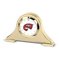 Gold Western Kentucky Hilltoppers Team Napoleon Desk Clock