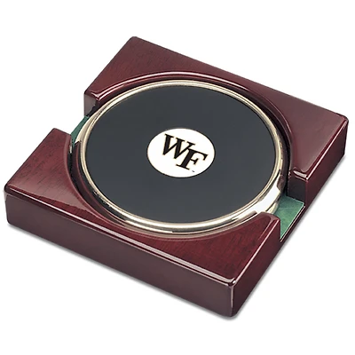 Gold Wake Forest Demon Deacons Two-Piece Coaster Set