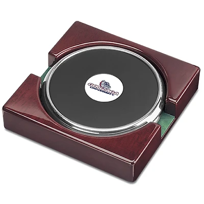 Silver Gonzaga Bulldogs Two-Piece Coaster Set