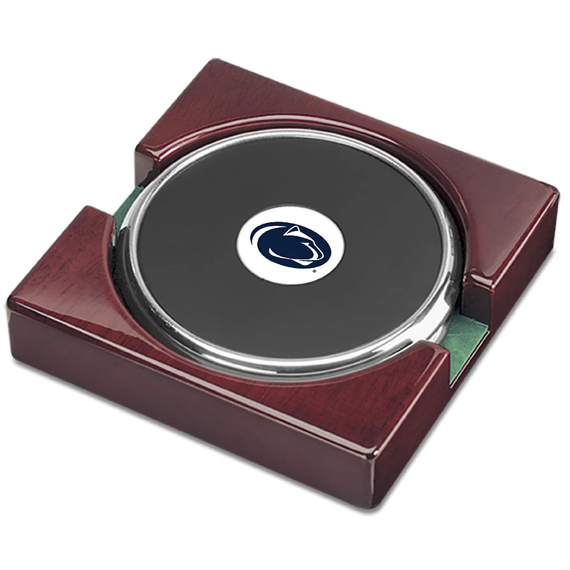 Silver Penn State Nittany Lions Two-Piece Coaster Set