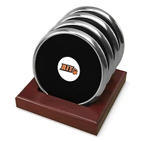 Silver Rochester Institute of Technology Tigers Four-Piece Coaster Set