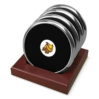 Silver Rowan Profs Four-Piece Coaster Set