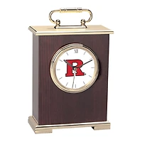 Rutgers Scarlet Knights Primary Team Logo Carriage Clock