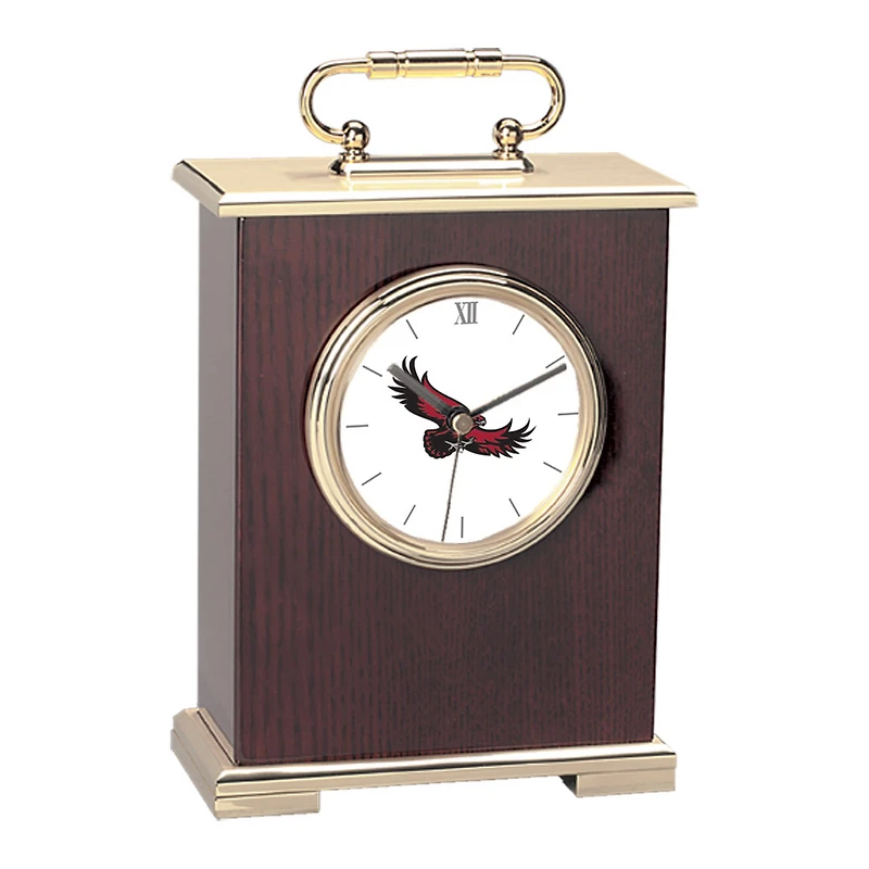Saint Joseph's Hawks Primary Team Logo Carriage Clock