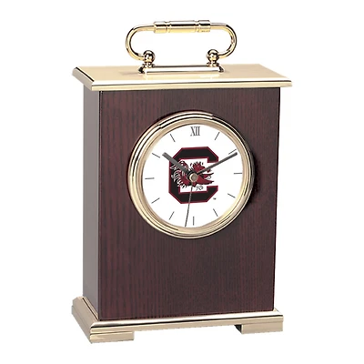 South Carolina Gamecocks Primary Team Logo Carriage Clock
