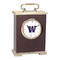 Washington Huskies Primary Team Logo Carriage Clock