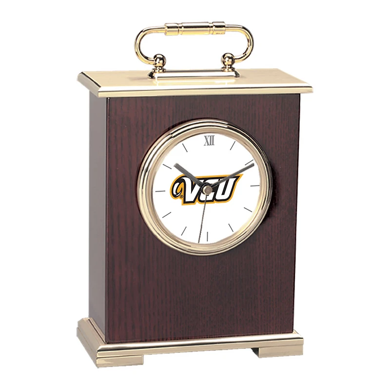 VCU Rams Primary Team Logo Carriage Clock