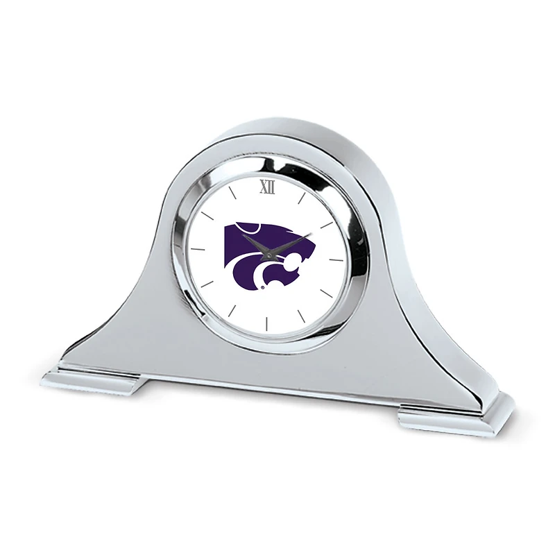 Kansas State Wildcats Primary Team Logo Napoleon Desk Clock