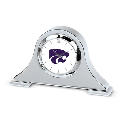 Kansas State Wildcats Primary Team Logo Napoleon Desk Clock