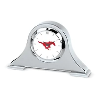 SMU Mustangs Primary Team Logo Napoleon Desk Clock