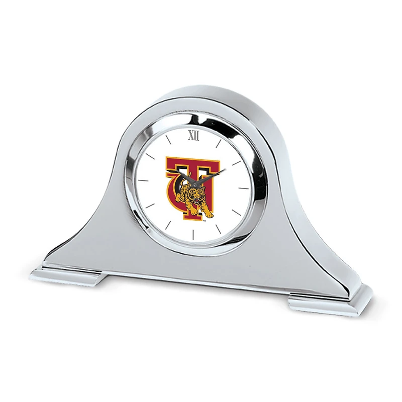 Tuskegee Golden Tigers Primary Team Logo Napoleon Desk Clock