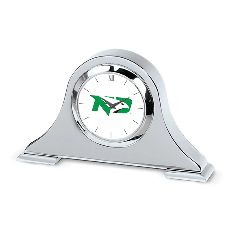 North Dakota Primary Team Logo Napoleon Desk Clock