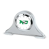 North Dakota Primary Team Logo Napoleon Desk Clock