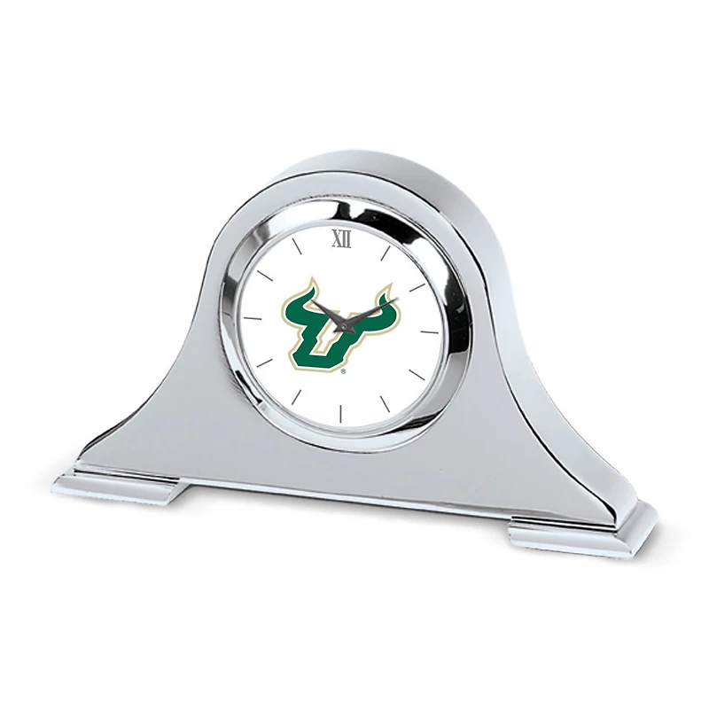 South Florida Bulls Primary Team Logo Napoleon Desk Clock
