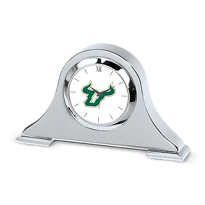 South Florida Bulls Primary Team Logo Napoleon Desk Clock