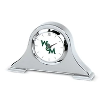William & Mary Tribe Primary Team Logo Napoleon Desk Clock